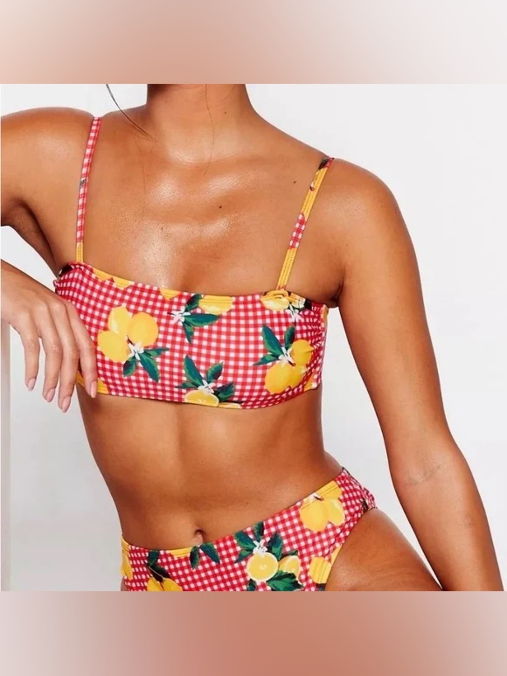 Nasty Gal Gingham Bikini Set - Picture 8 of 10